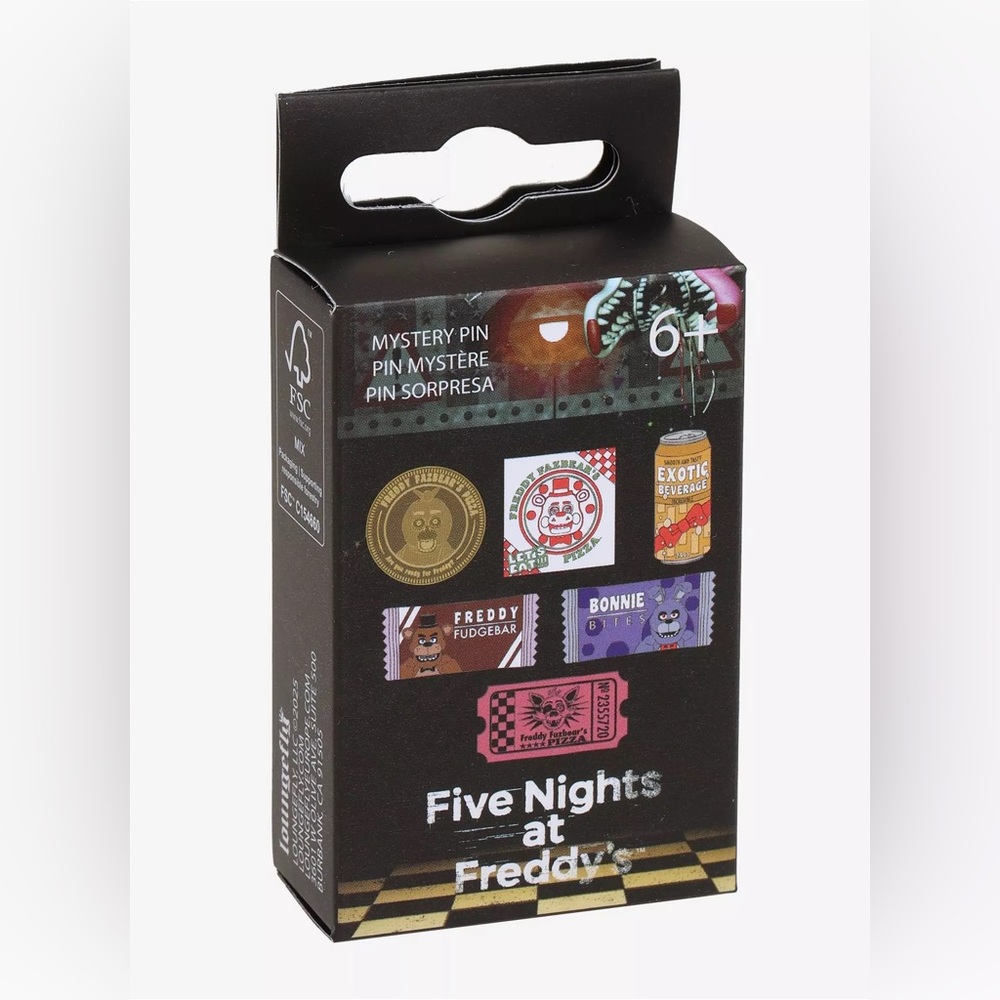 Loungefly Five Nights At Freddy's Snacks
Blind Box Enamel Pin - Picture 1 of 4